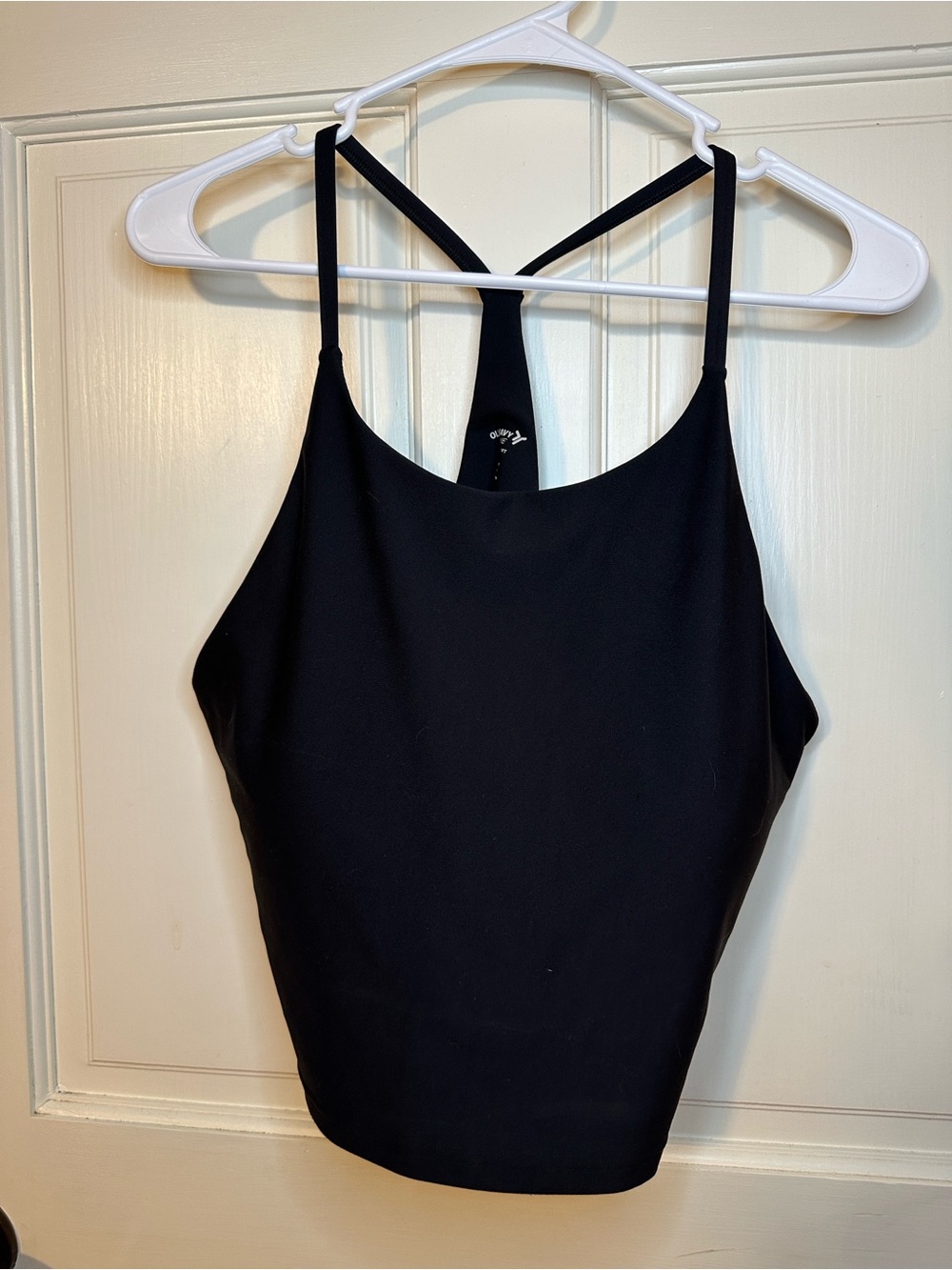 Old Navy Black Racerback Cami Sports Bra Tank